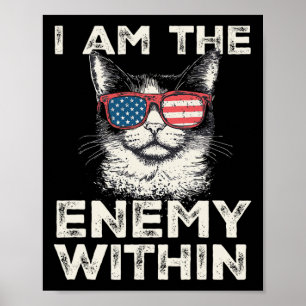 I Am The Enemy Within Tee - Kamala Harris 2024 Mer Poster