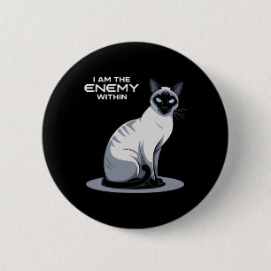 I Am The Enemy Within Voting Trump 2024 Election T 6 Cm Round Badge