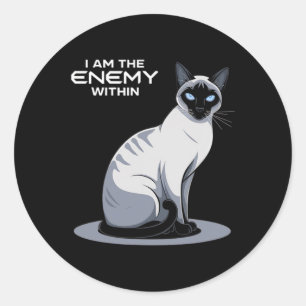 I Am The Enemy Within Voting Trump 2024 Election T Classic Round Sticker