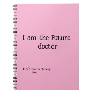 i am the future doctor Spiral Photo Notebook
