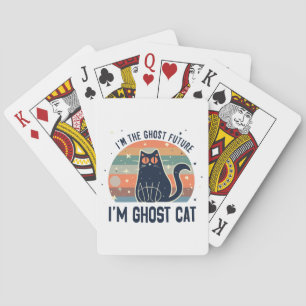 I AM THE GHOST FUTURE, GHOST CAT PLAYING CARDS