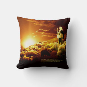 “I am the good shepherd.  John 10:11 Pillow