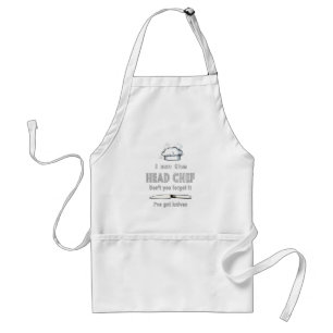 I am the head chef standard apron