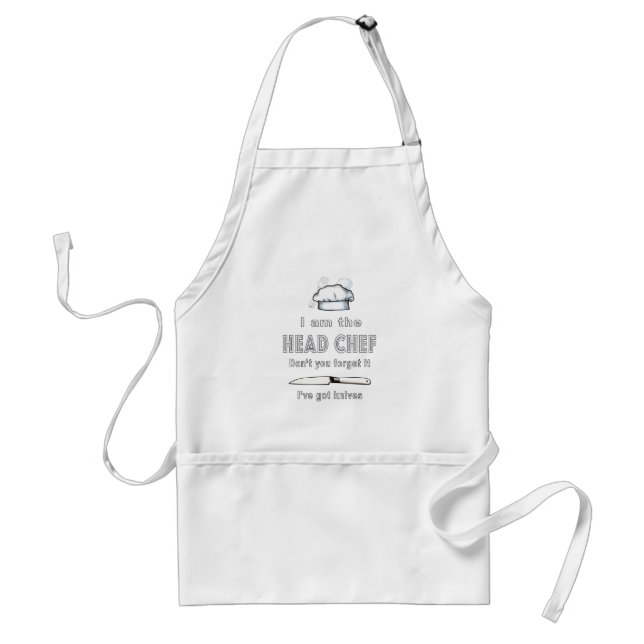 I am the head chef standard apron (Front)
