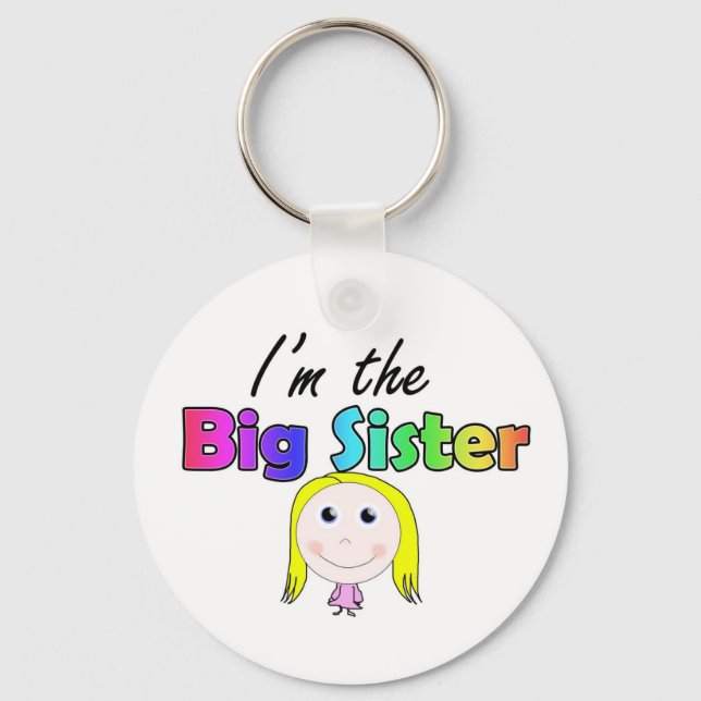 I am the large sister key ring (Front)