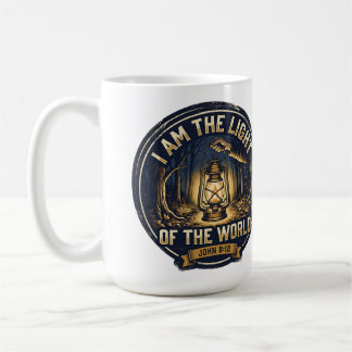 I Am the Light of the World John 8:12 Lantern Coffee Mug