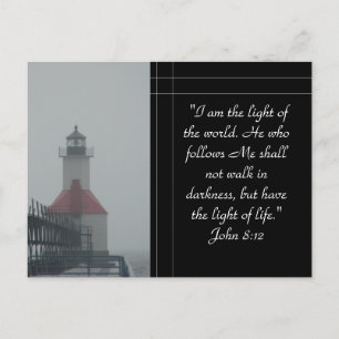 I am the Light... Postcard