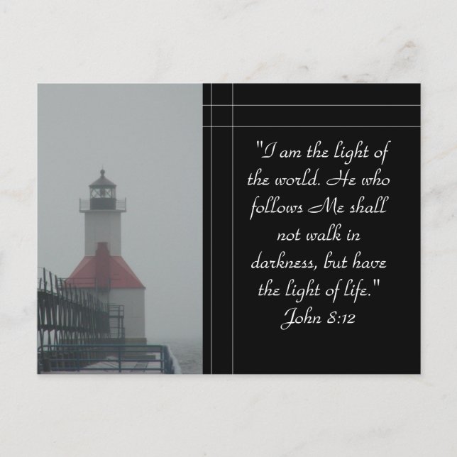 I am the Light... Postcard (Front)
