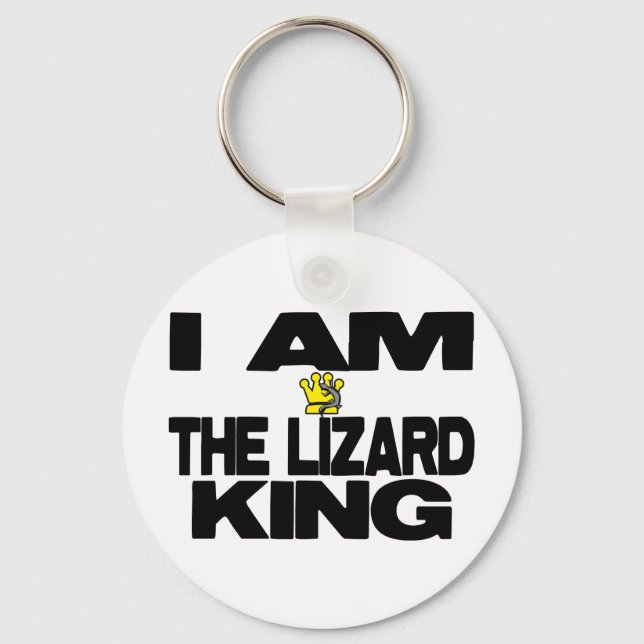 I Am The Lizard King Key Ring (Front)