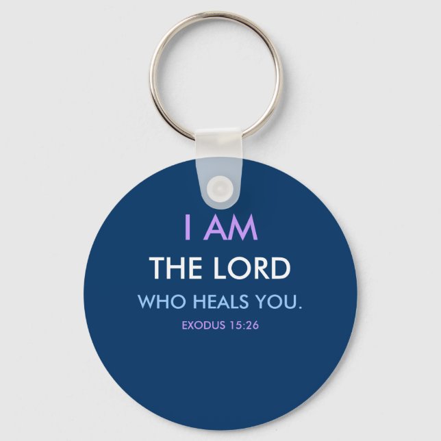 I AM THE LORD 1118 KEY RING (Front)