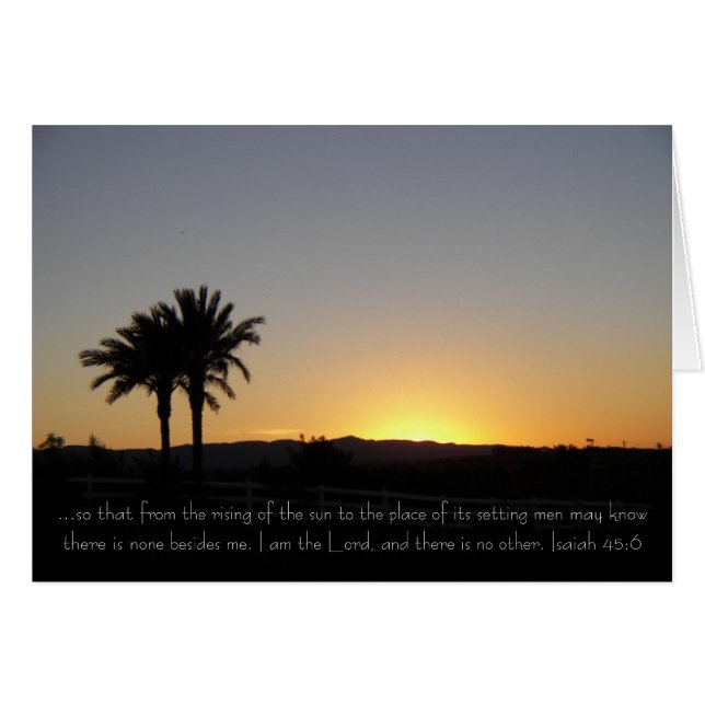 I am the Lord Sunset (Front Horizontal)