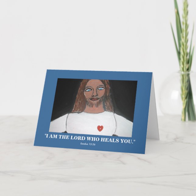"I AM THE LORD WHO HEALS YOU" CARD (Front)