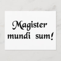 I am the master of the universe!
