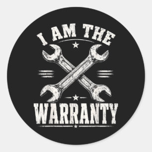 I Am The Mechanic Car Lover Classic Round Sticker