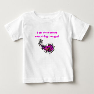 I Am The Moment Pink Paisley Baby T-Shirt