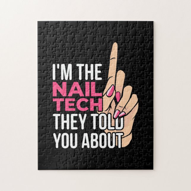 I Am The Nail Tech Jigsaw Puzzle (Vertical)