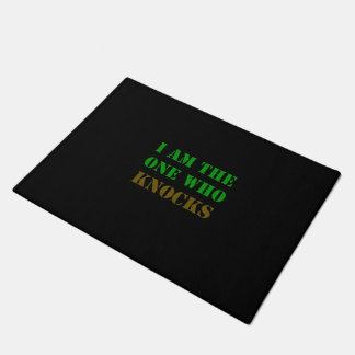 I AM THE ONE WHO KNOCKS doormat