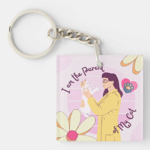 I am the parent of my cat key ring
