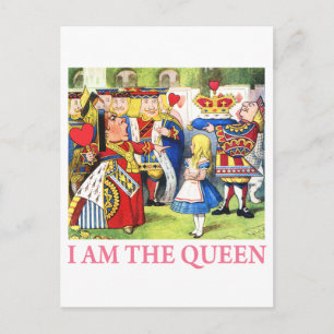 I Am The Queen Postcard