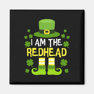 I Am The Redhead St Patricks Day For Women St Patt Magnet
