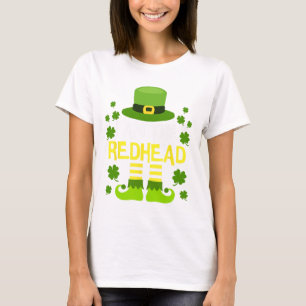 I Am The Redhead St Patricks Day For Women St Patt T-Shirt