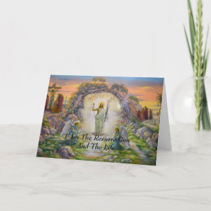 I Am The Resurrection And The Life Card
