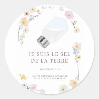 "I am the salt of the Earth" stickers
