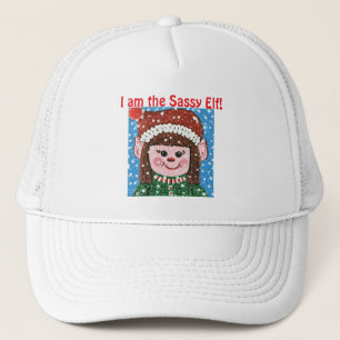 I am the Sassy Elf Hat