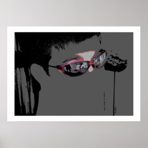I AM the Shade (colour and black/white) Poster
