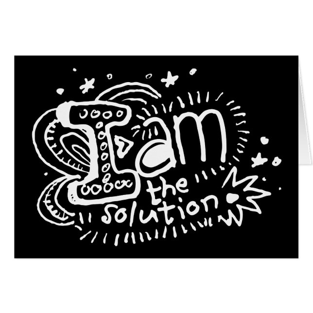I Am The Solution 2 (Front Horizontal)
