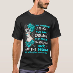 I Am The Storm Afro Hippie Food Allergies Warrior T-Shirt