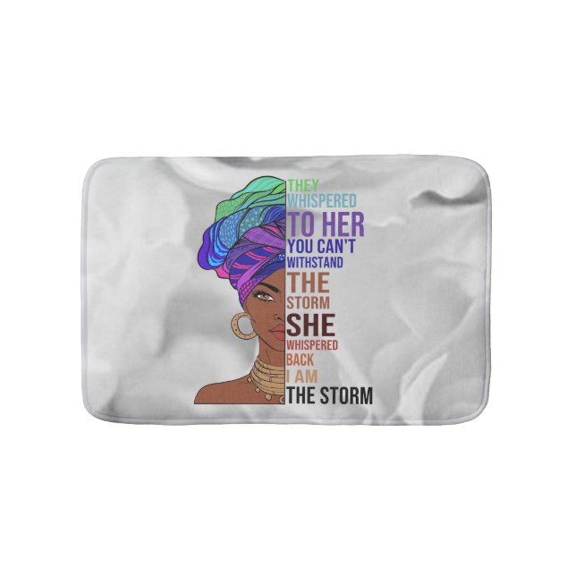 I AM THE STORM BATH MAT (Front)