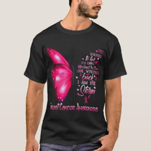I Am The Storm Breast Cancer Awareness Butterfly T-Shirt