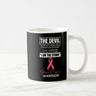 I Am The Storm Breast Cancer Awareness Pink Ribbon Coffee Mug