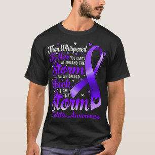I Am The Storm Colitis Awareness Purple Ribbon T-Shirt