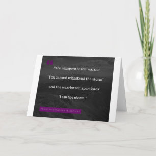 I am the Storm collection Card