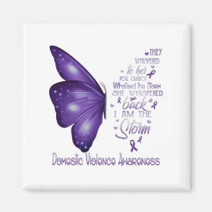 I Am The Storm Domestic Violence Awareness Magnet