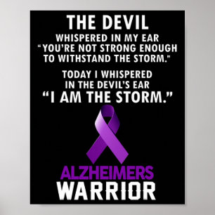 I Am The Storm Heimerheimer Warrior  Poster