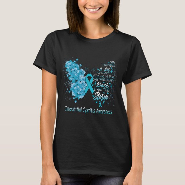 I Am The Storm Interstitial Cystitis Awareness T-Shirt (Front)