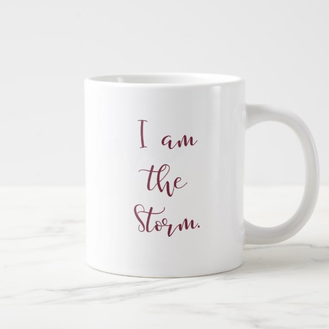 I Am The Storm Jumbo Mug (Right)