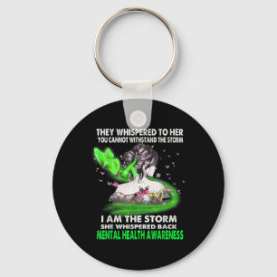 I Am The Storm Mental Health Awareness Key Ring