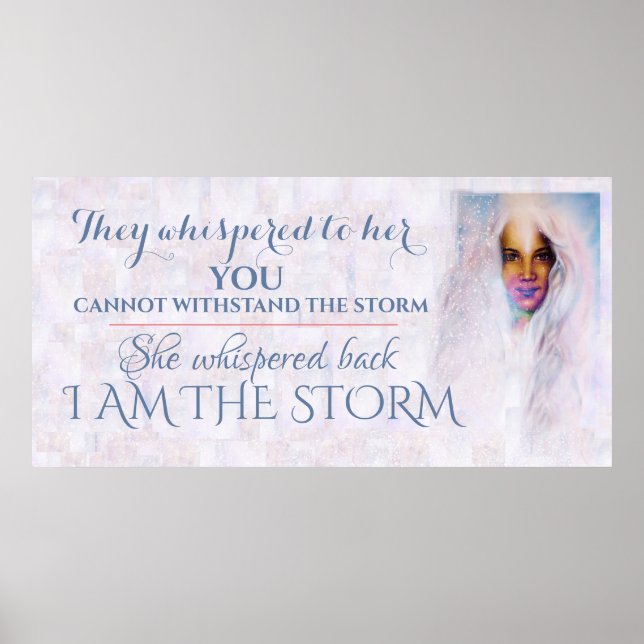 I Am The Storm Poster (Front)