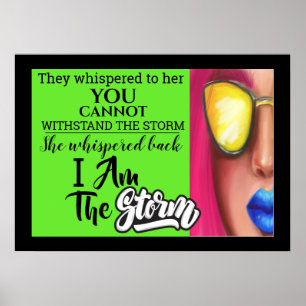 I Am The Storm Poster
