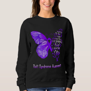 I Am The Storm Rett Syndrome Awareness Butterfly Sweatshirt