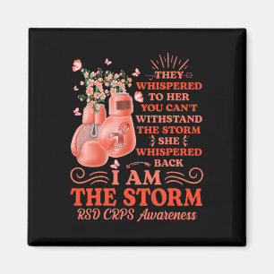 I am the storm RSD CRPS Awareness Boxing Gloves Bu Magnet