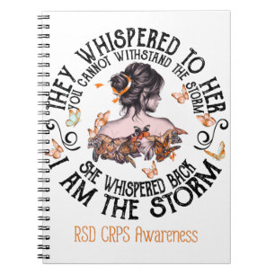 I Am The Storm RSD CRPS Awareness Notebook