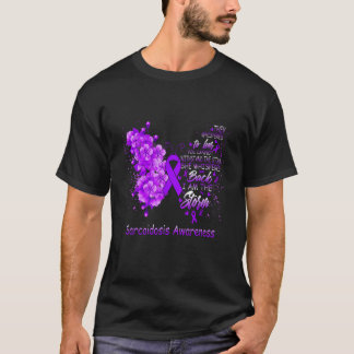 I Am The Storm Sarcoidosis Awareness Butterfly T-Shirt
