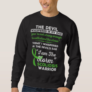 I Am The Storm Scoliosis Warrior Sweatshirt