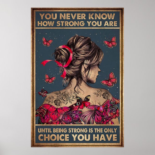 I am The Storm She Whispered Back Poster (Front)