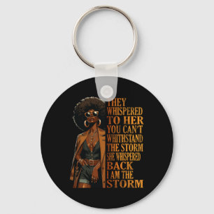 I Am The Storm Shirt Juneteenth Shirts Women Black Key Ring